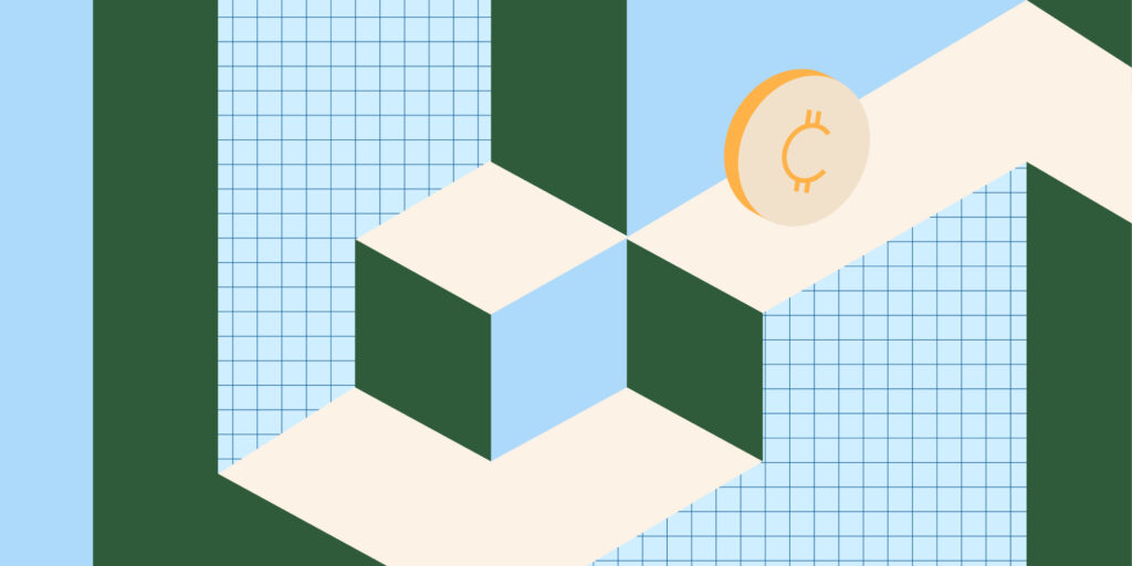 Abstract illustration for DeFi and taxes