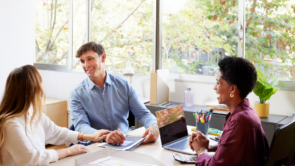 tax clients meeting with their advisor