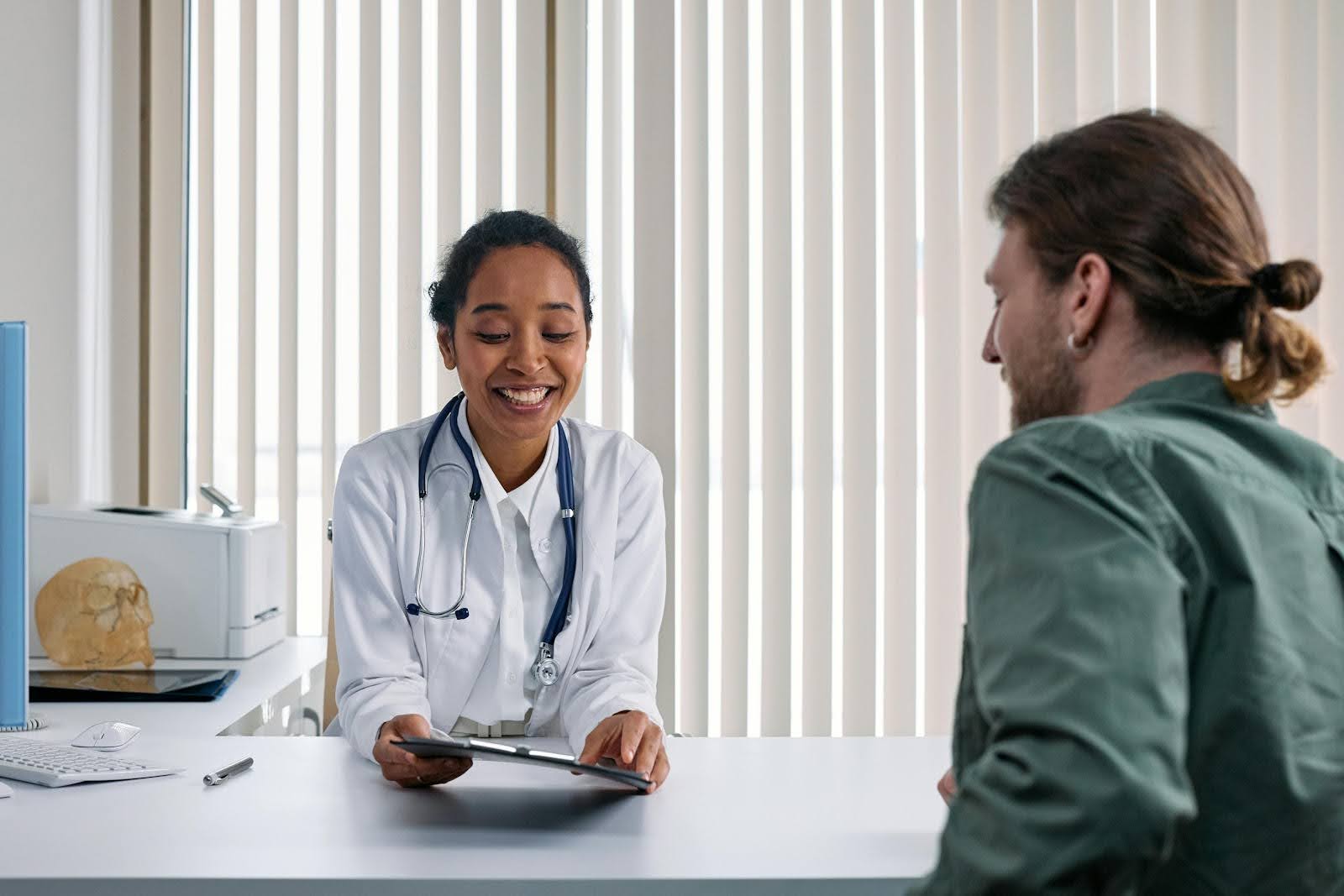 meeting with a doctor